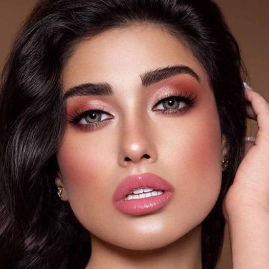 لنز طوسی عسلی دهب سوارفسکی-فرهاد