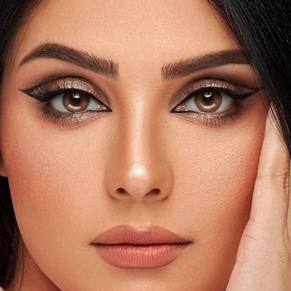 لنز عسلی خاکی دهب نچرال هازل-فرهاد
