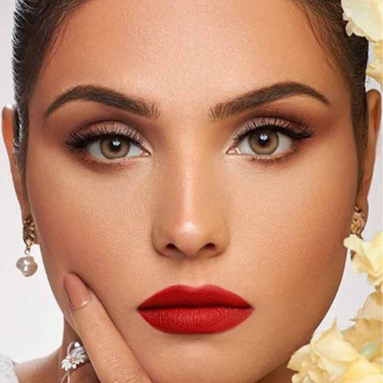 لنز طوسی عسلی دهب نچرال هانی-فرهاد