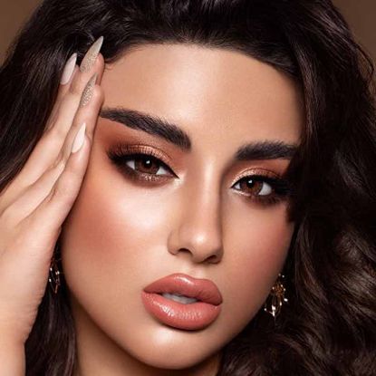 لنز عسلی طوسی دهب توپاز-فرهاد