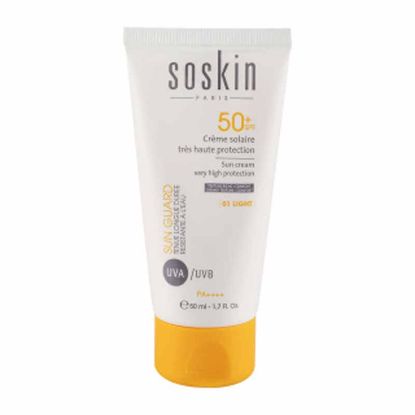 کرم ضد آفتاب رنگی سسکین با SPF50 مناسب پوست معمولی حجم 50 میلی لیتر-فرهاد