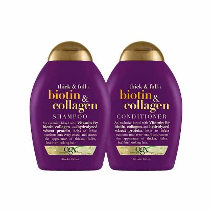 شامپو مو حجم دهنده بیوتین و کلاژن او جی ایکس Biotin & Collagen Volumizing shampoo Ogx-فرهاد